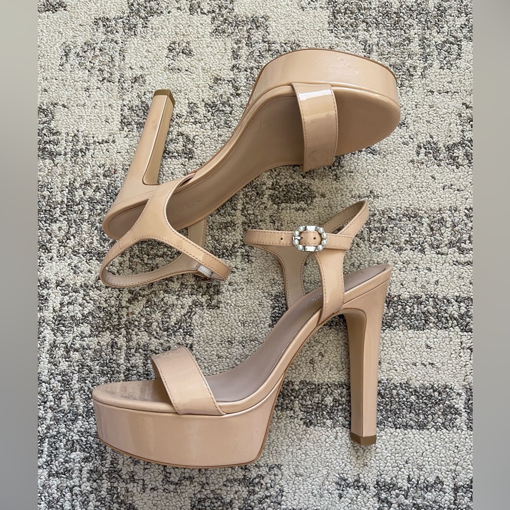 Stuart Weitzman Women's Dazzle 130 Platform Sandal Size 7.5